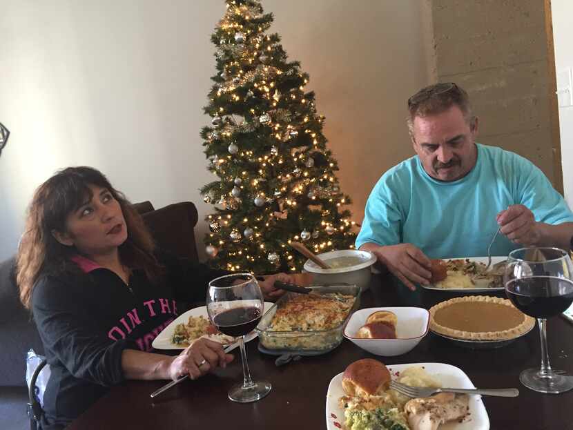 Creating Thanksgiving traditions with my parents, Adriana Jaramillo and Jaime Jaramillo, 20...