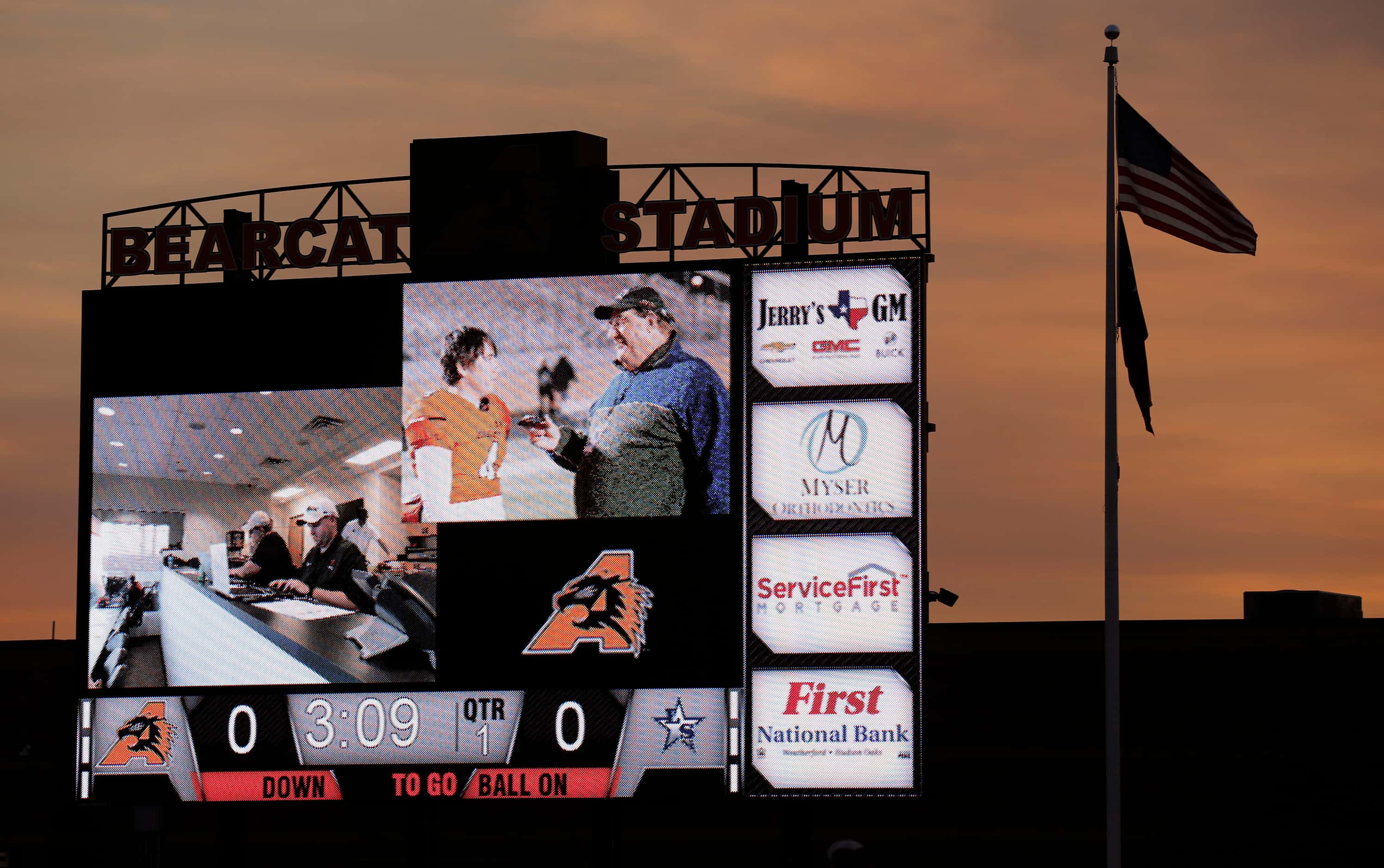 A moment of silence was given to honor the life of sports editor Tony Eierdam of the Aledo...