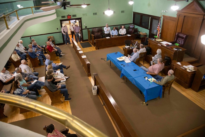 David Yoskowitz, Texas Parks & Wildlife Department executive director, during the Freestone...