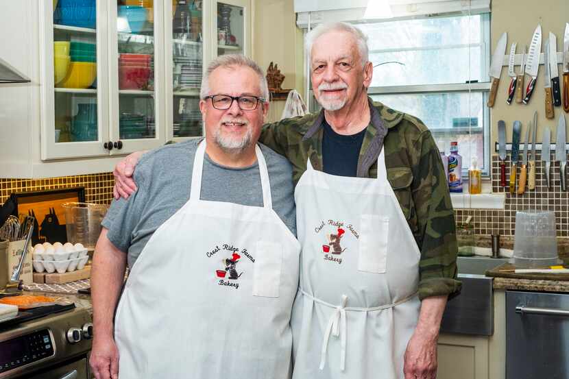 Todd Crane and Bill DeLoach run Crest Ridge Farms Bakery in their East Dallas home.
