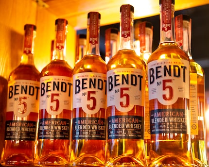 Bendt Distilling Co. in Lewisville produces Bendt No 5 American blended whiskey and...