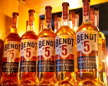 Bendt Distilling Co. in Lewisville produces Bendt No 5 American blended whiskey and...