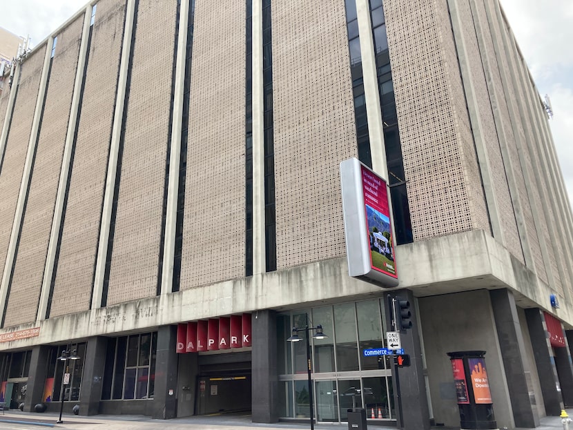 The DalPark garage on Commerce Street in downtown Dallas is listed on the National Register...