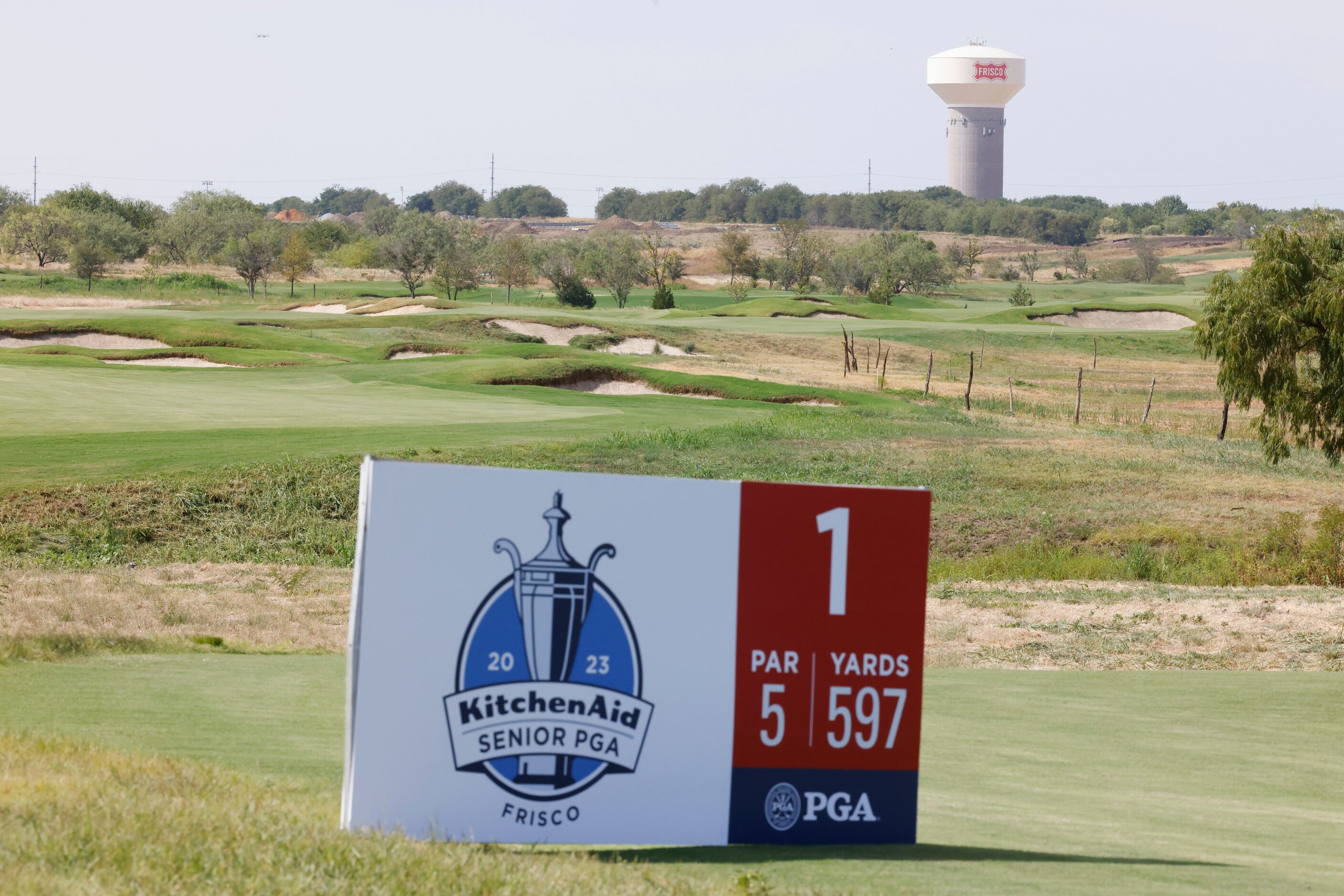 The first hole at PGA Frisco golf course in Frisco on Tuesday, Aug. 16, 2022. 