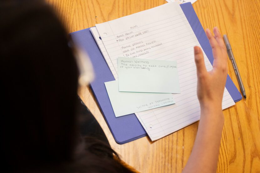 Rising senior Anaya Martinez, a student at Judge Barefoot Sanders Law Magnet School, tells...