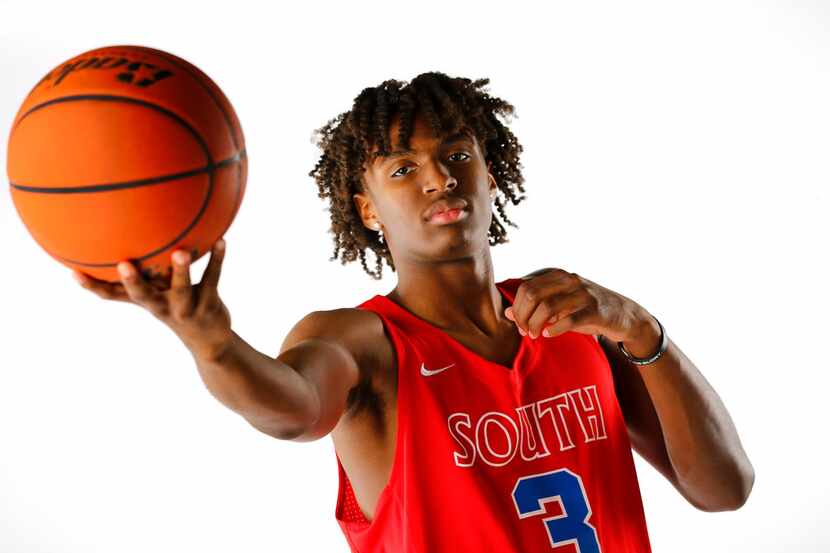 South Garland's Tyrese Maxey was the 2018 Dallas Morning News boys basketball player of the...