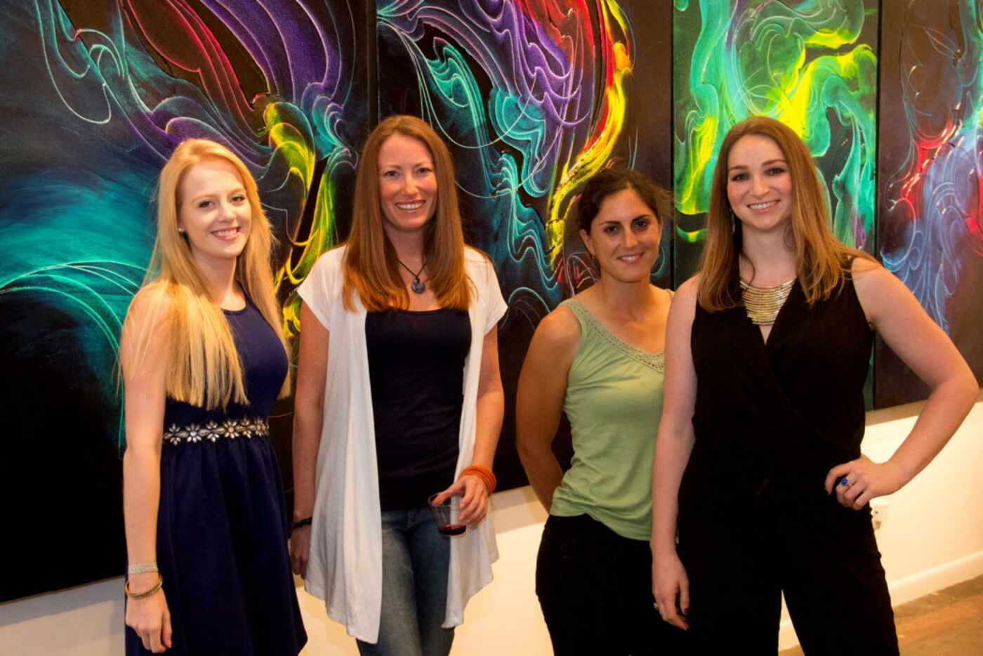 Groups of friends attended Men of Steel at Wall Gallery in the Design District on June 20. 2015