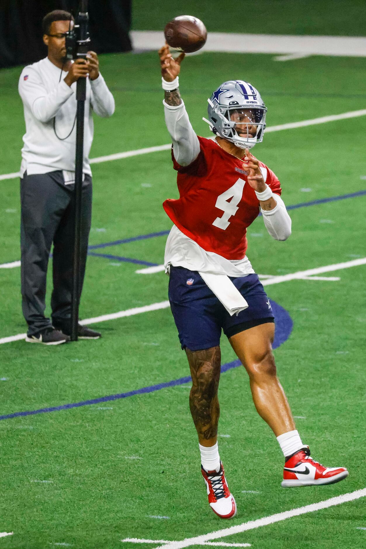 Photos: Looking good, Dak! Prescott, Cowboys practice during OTAs