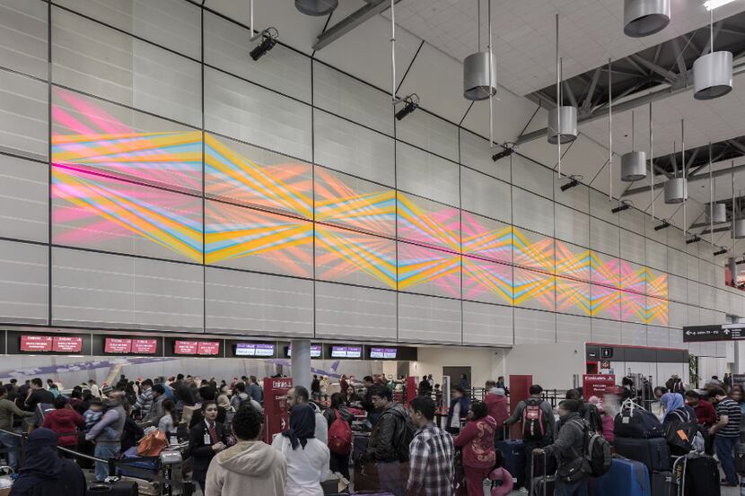 Terminal D at the George Bush Intercontinental Airport, shown here in this file photo, was...