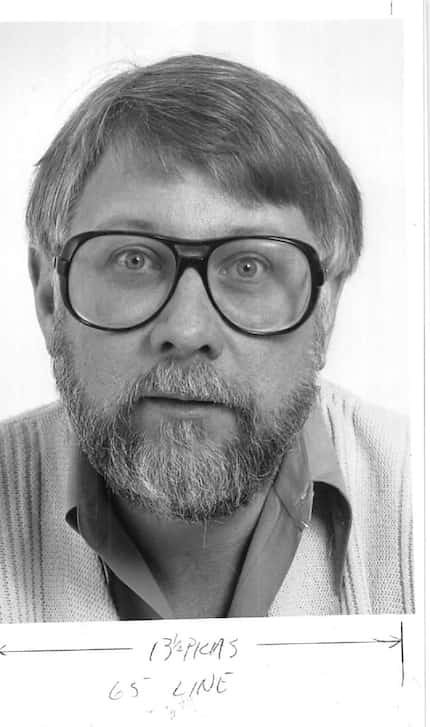 Portrait of DMN music critic John Ardoin, dated May 1982.
