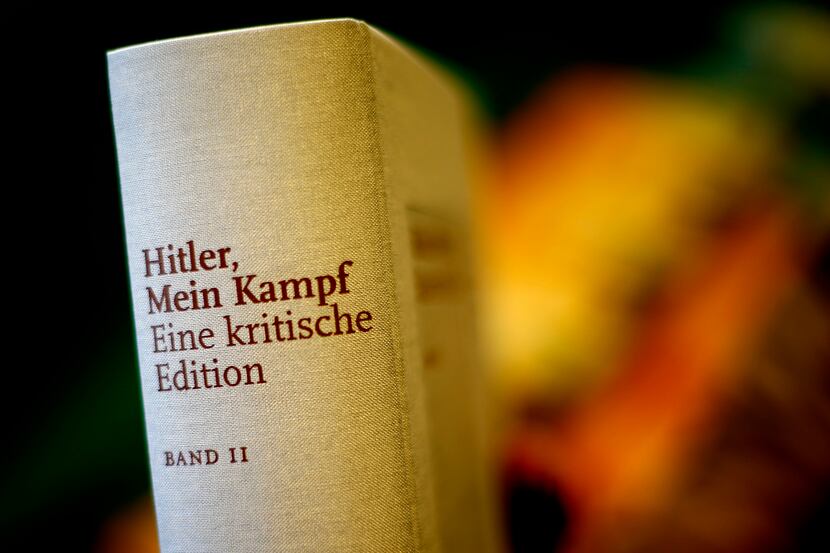 Adolf Hitler's Mein Kampf is not banned in Texas prisons, but a number of other books are.