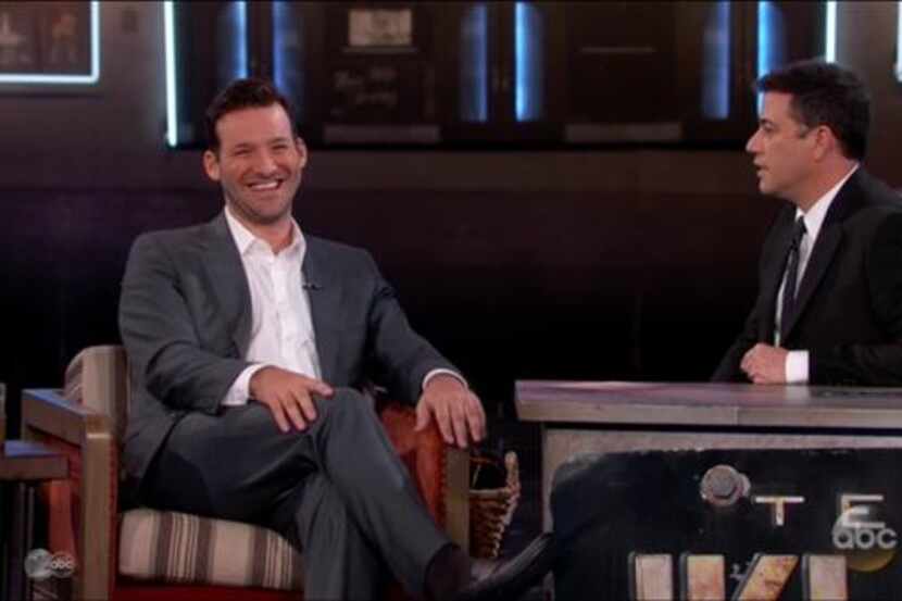 Tony Romo on Jimmy Kimmel Live