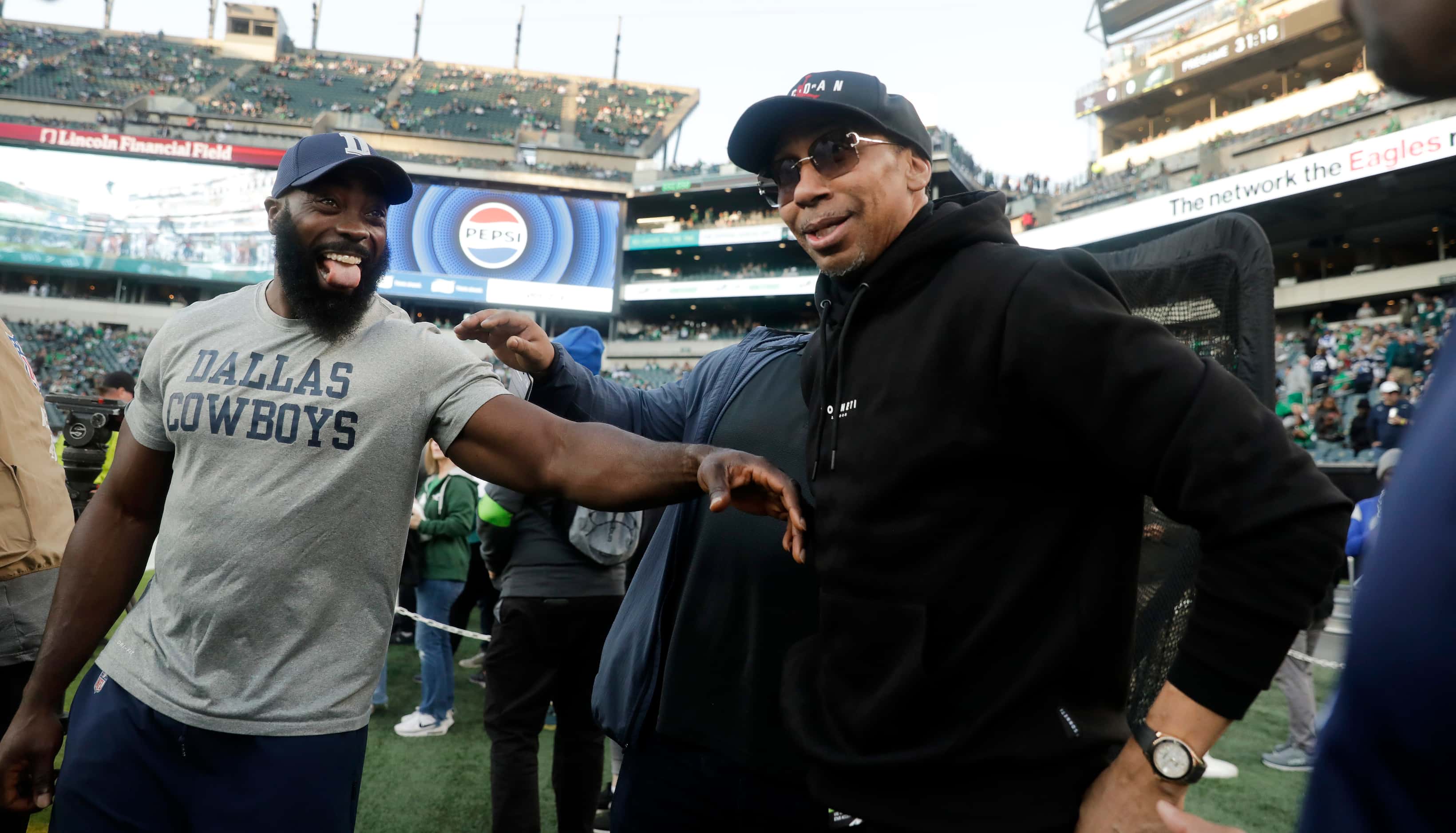 ESPN’s Stephen A. Smith was on the Dallas Cowboys sideline chatting with coaching staff...