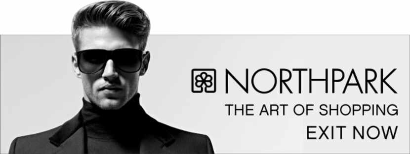 A billboard for NorthPark illustrates the style of Banowetz + Co.