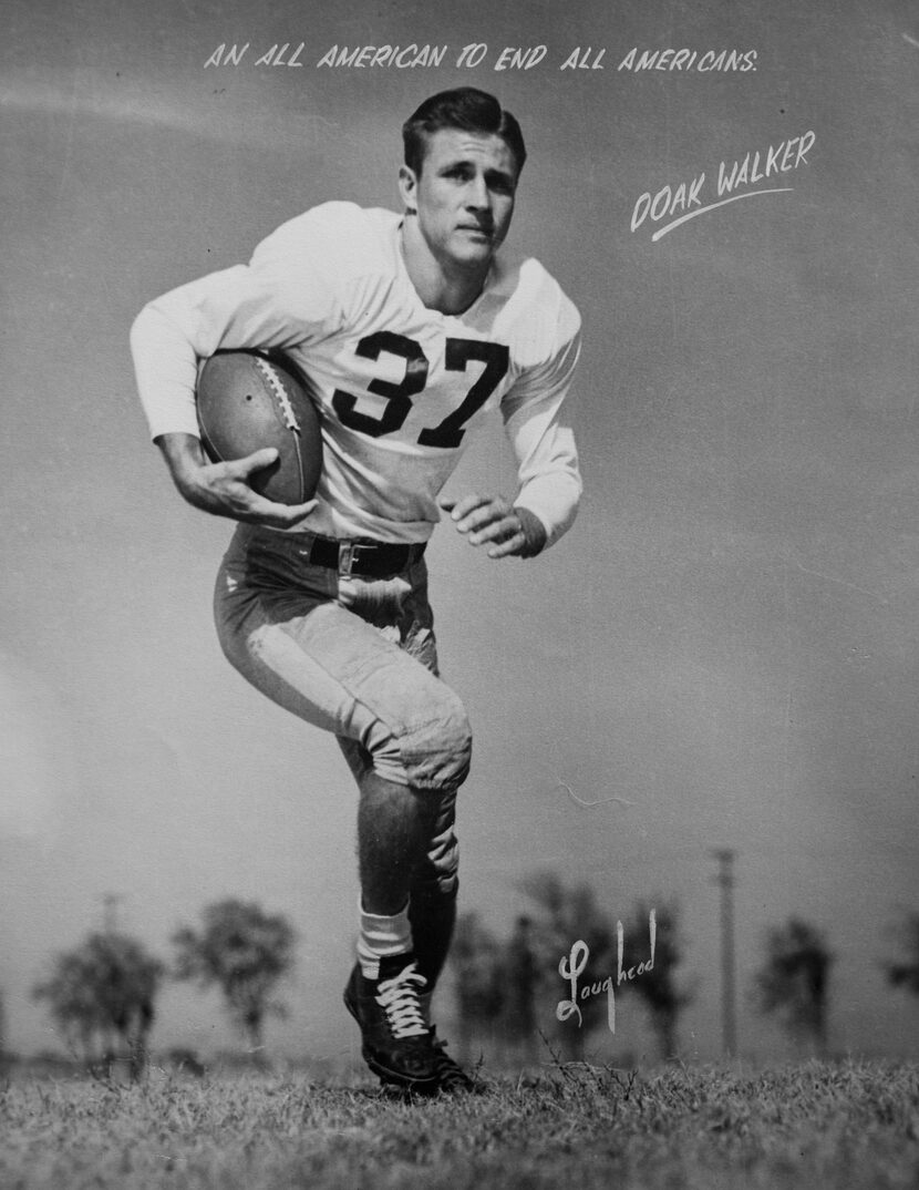 Halfback Doak Walker. (Photo by Brad Bradley)