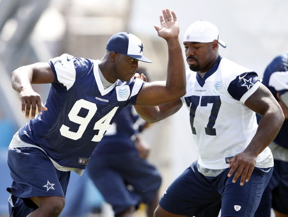 DeMarcus Ware fakes out Joe Staley for 1 of 3 sacks 