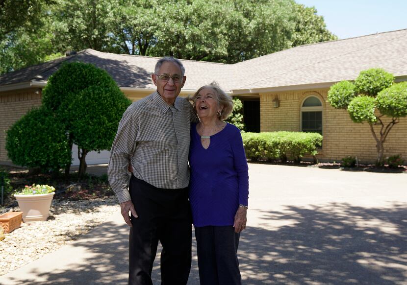 Tony and Athena Pachares settled in Fort Worth after Tony retired as a lieutenant colonel.