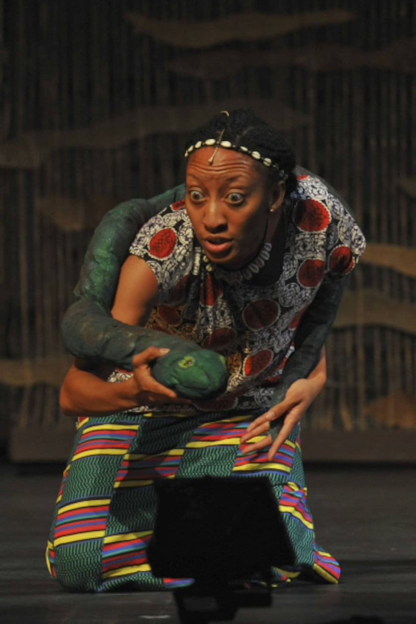 Rhianna Mack (as Nyasha) appears in Mufaro's Beautiful Daughters, presented by Dallas...