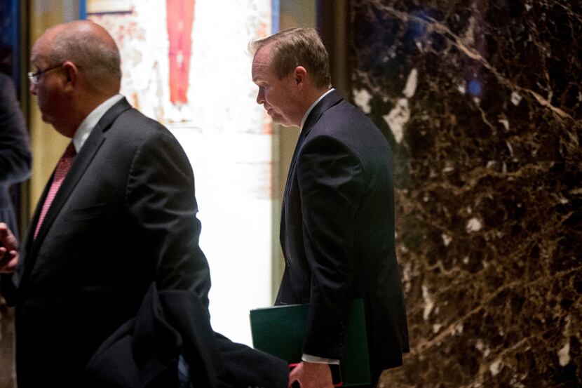 Rep. Mick Mulvaney, R-S.C., center, seen leaving Trump Tower earlier this month, will be...