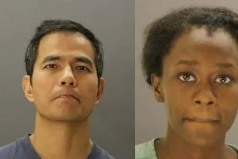 Anthony Alicea, left, Minh Tan Pham, middle, and Genae Williams, right, were arrested during...