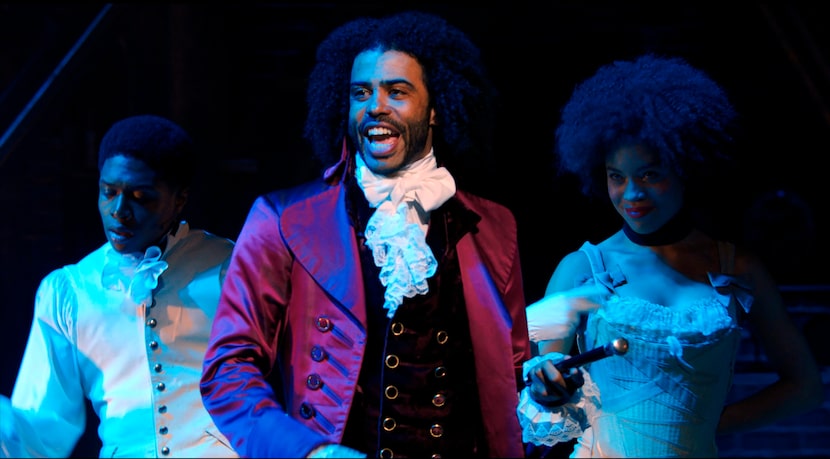 Daveed Diggs portrays Thomas Jefferson in "Hamilton."