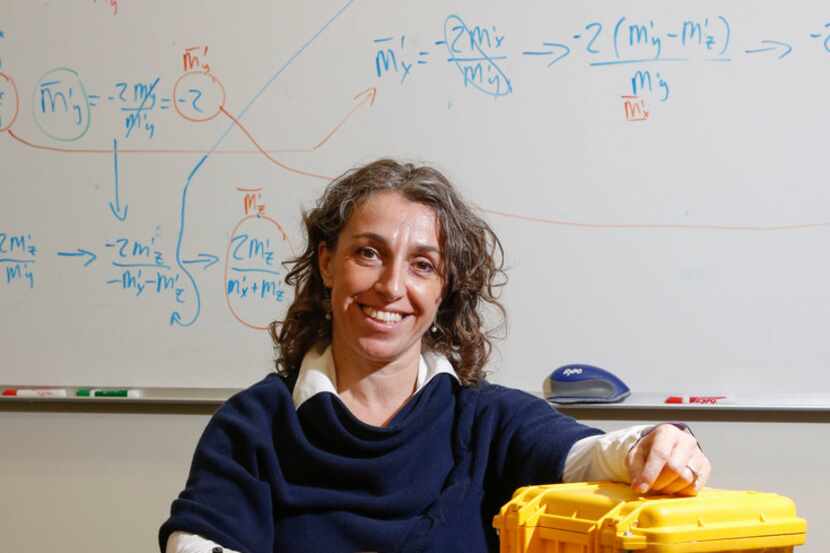 Beatrice Magnani, associate professor of geophysics at Southern Methodist University, at...