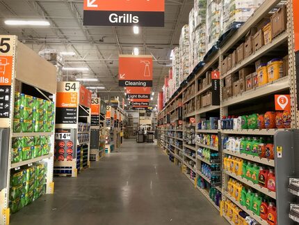 The shelves are restocked and ready for the store to reopen on Oct. 8.