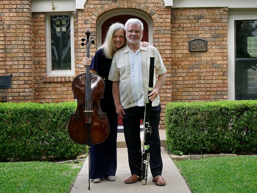 Karen and Kevin Hall, shown at their home in Fort Worth, are looking forward to not...