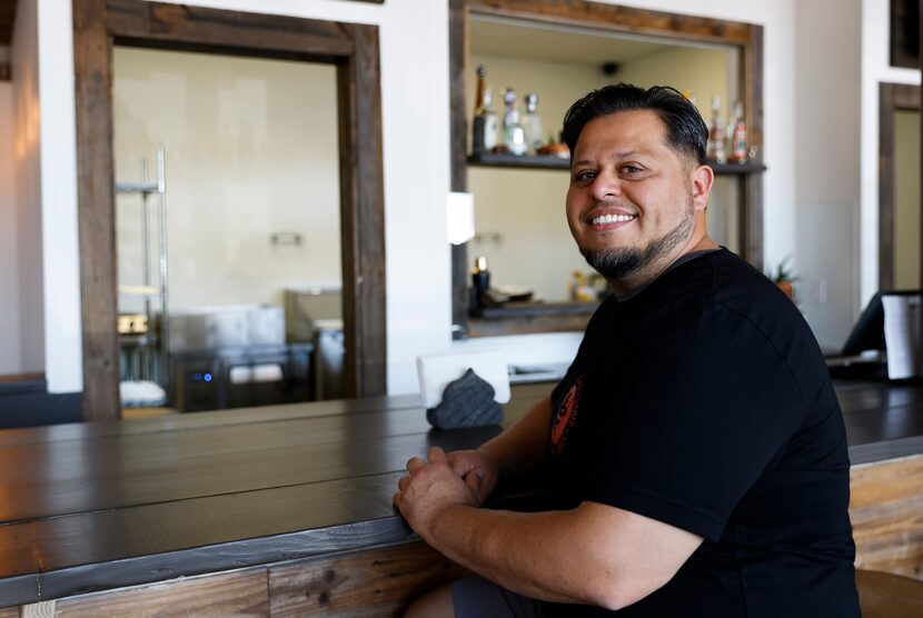 Owner Luis Olvera at Trompo in Oak Cliff, Dallas on Thursday, Oct. 6, 2022.