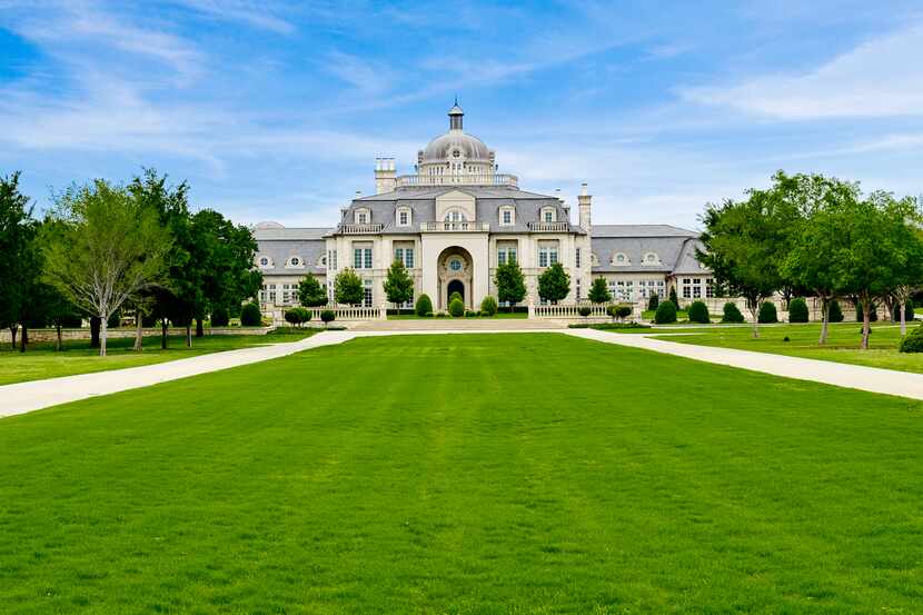 The 48,000-square-foot Champ d'Or mansion is in Denton County.