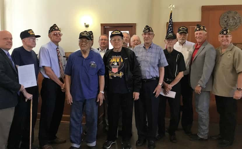 Rockwall County Commissioners Court and American Legion Terry Fisher Post 117 of Rockwall...