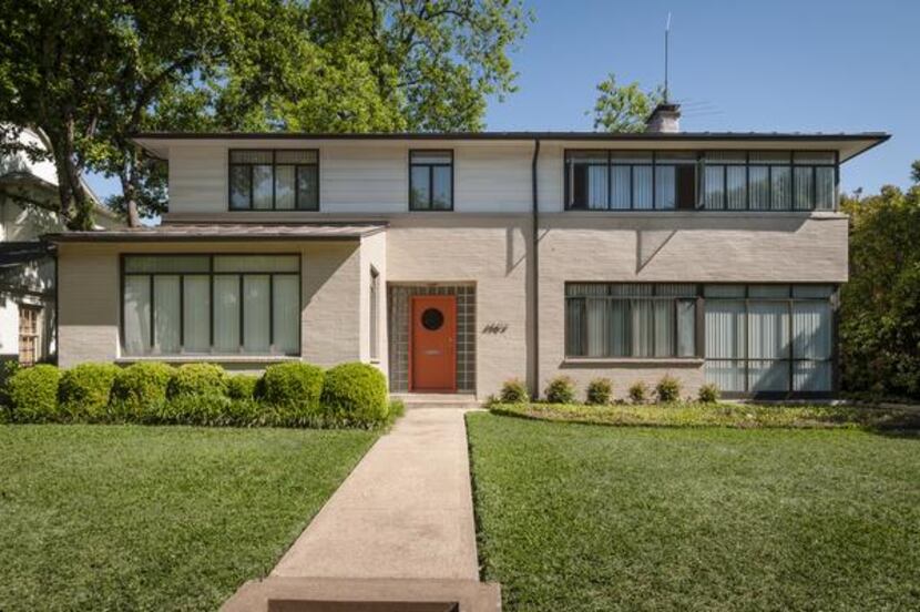 
4504 Bordeaux Ave., built in 1938, was designed by the late Dallas architect Howard Meyer.
