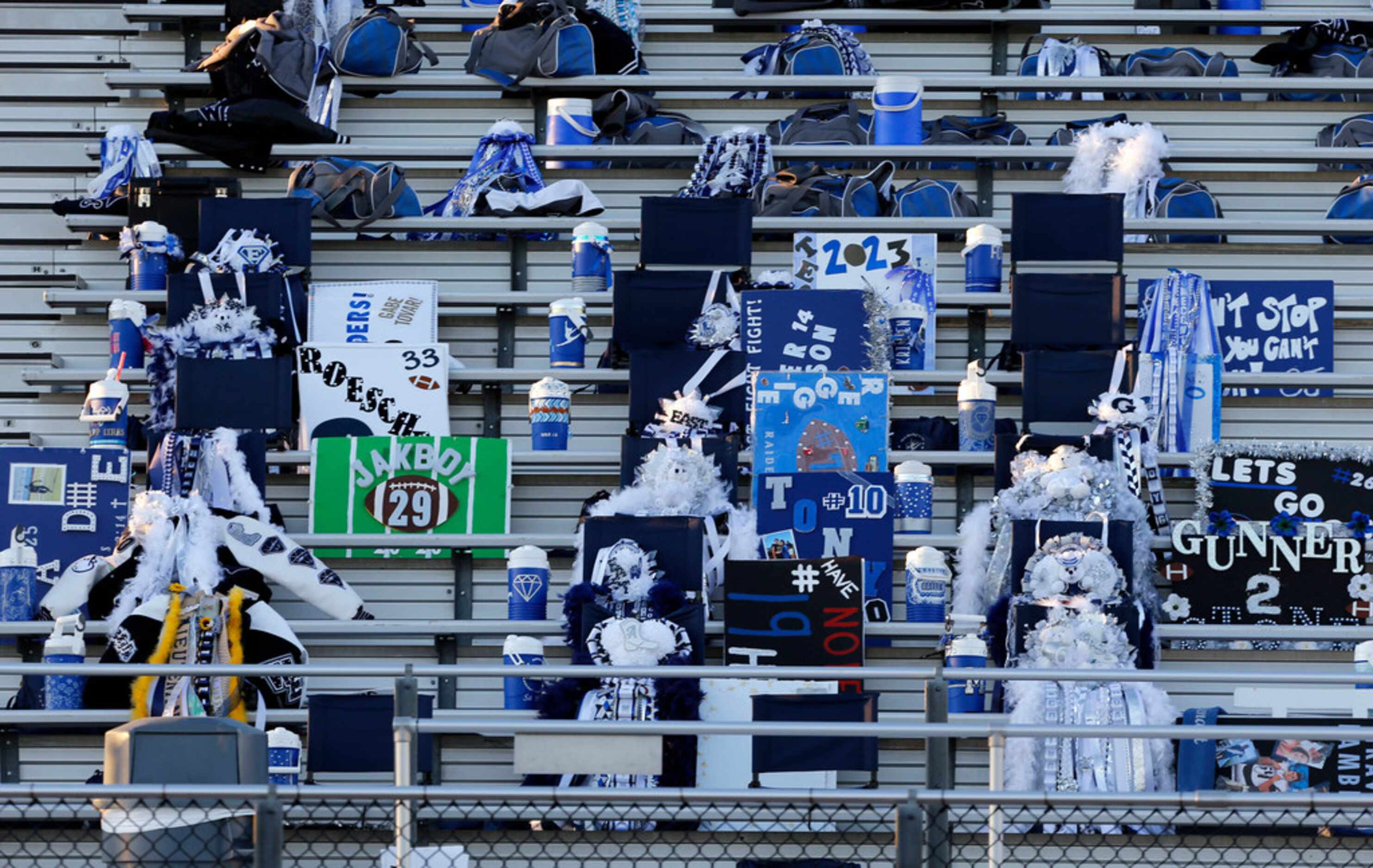 Another friday night in October, another homecoming... spirt debris litters the stands,...