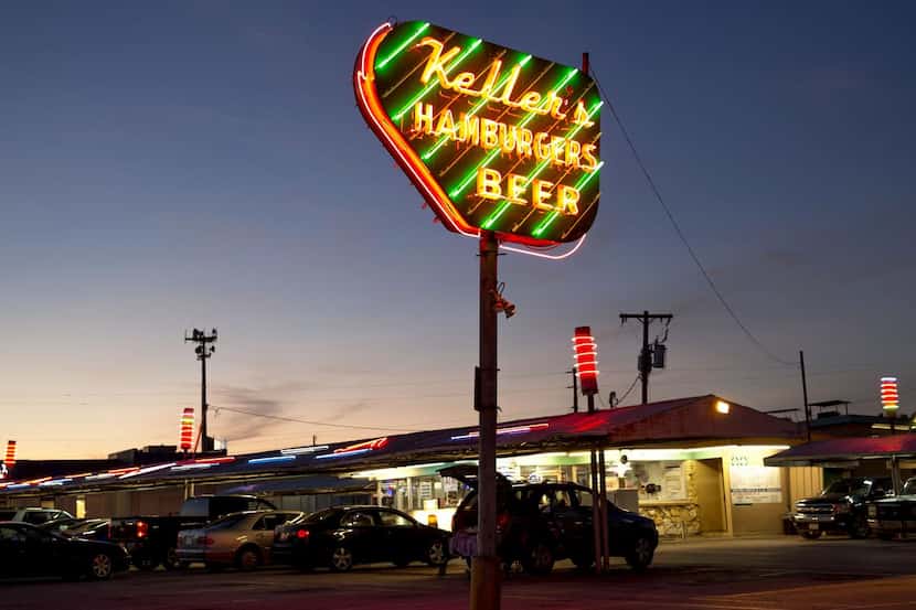 
The sun sets over Keller’s Drive-In. Loyal customers will remember founder Jack Keller, who...