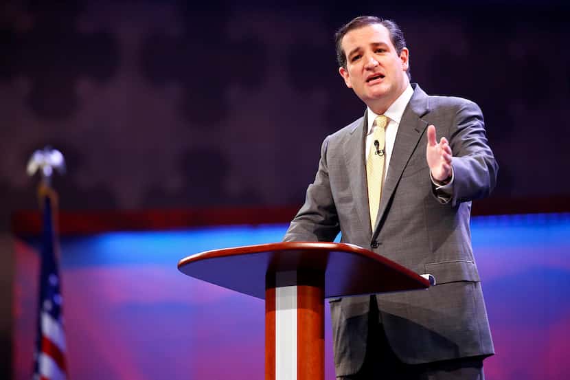 U.S. Sen. Ted Cruz was the guest speaker at First Baptist Church's freedom service on Sunday...