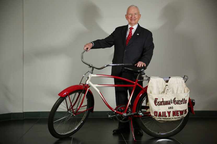 Ross Perot used to deliver the Texarkana Gazette and Daily News using a Latonia bicycle he...