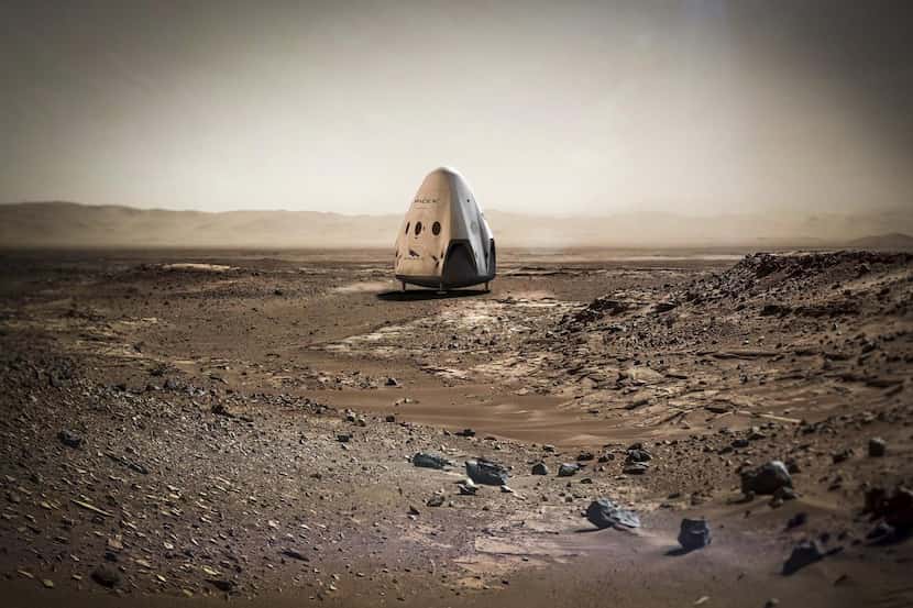 La cápsula Red Dragon podría llegar a Marte en el 2018 para empezar un plan para colonizar a...