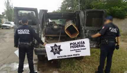 Federal authorities in Mexico found a homemade bazooka near the U.S. Mexico Border. (Mexican...