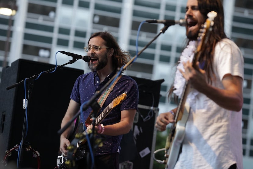 Bright Light Social Hour performs during Homegrown Music & Arts Festival in Dallas, TX, on...