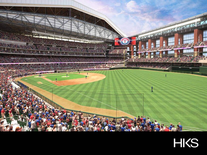 Rendering via The Texas Rangers.