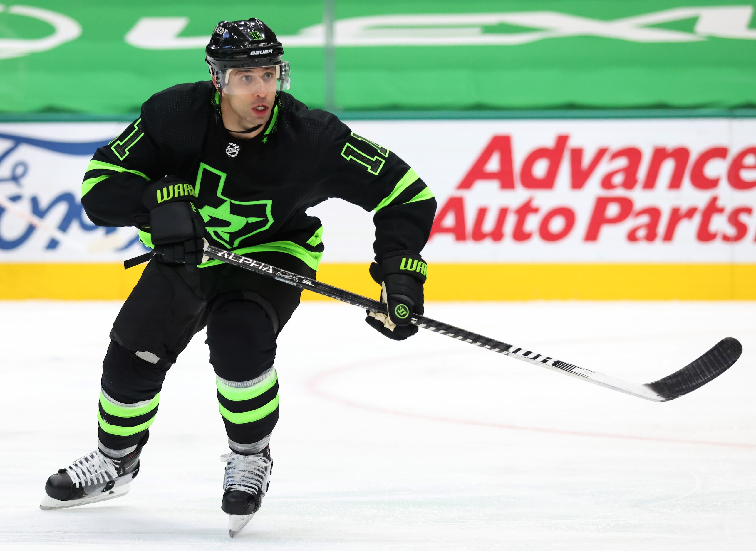 Dallas Stars center Andrew Cogliano (11) in a game against the Detroit Red Wings during the...