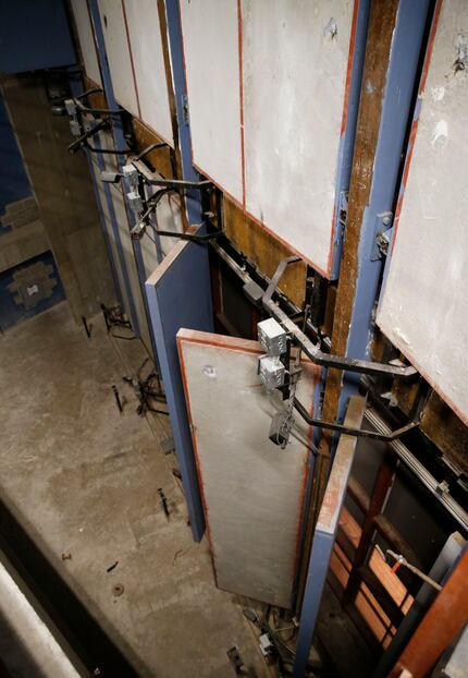 Some of the panels are currently not in operating condition in the reverb area of the...