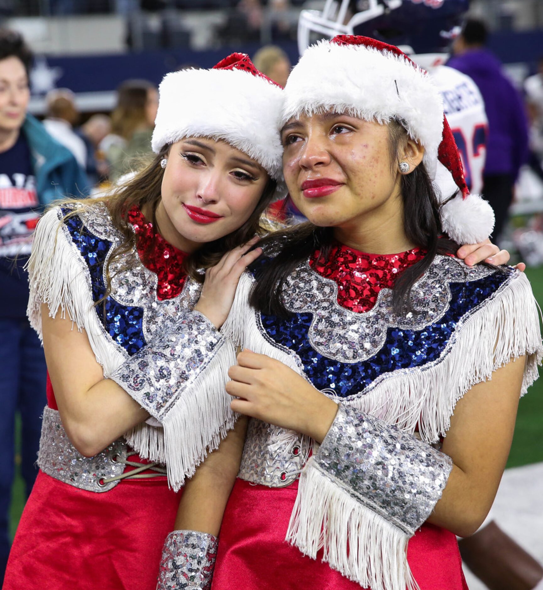 Denton Ryan reacts to losing a Class 5A Division I state championship game against Alvin...