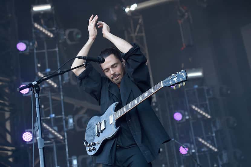 Taylor Rice of Local Natives performs onstage during day two of the 2017 Governors Ball...