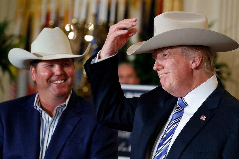 Fit for a president: Trump gets the 'El Presidente' from Garland's Stetson  Hats