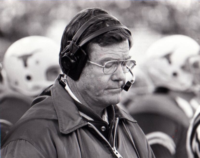 University of Texas football coach Darrell Royal on January 1, 1973.