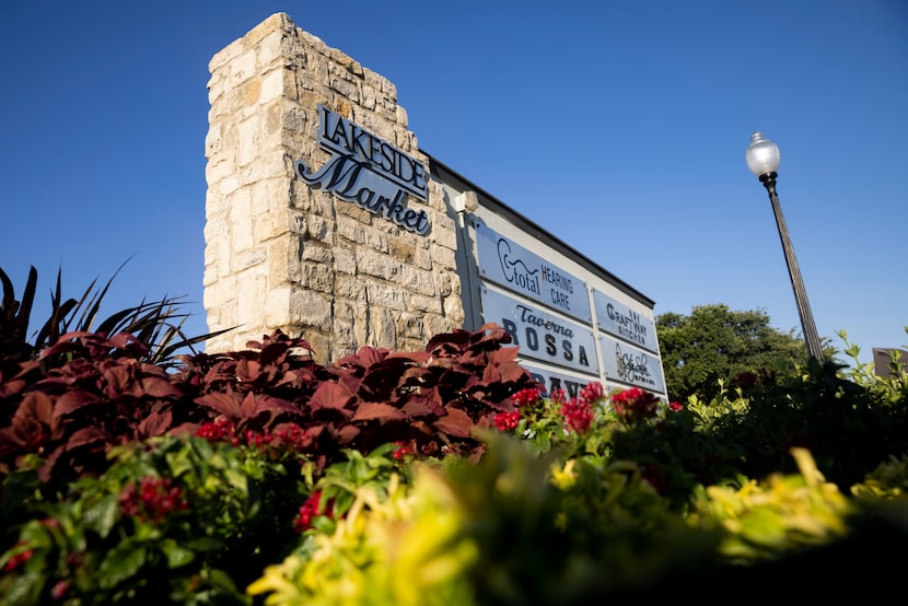 Lakeside Market shopping center in Plano. 