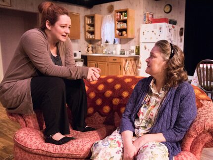 Jessica Cavanagh, left, plays Jesse Cates and Amber Devlin plays Mama (Thelma Cates) in the...