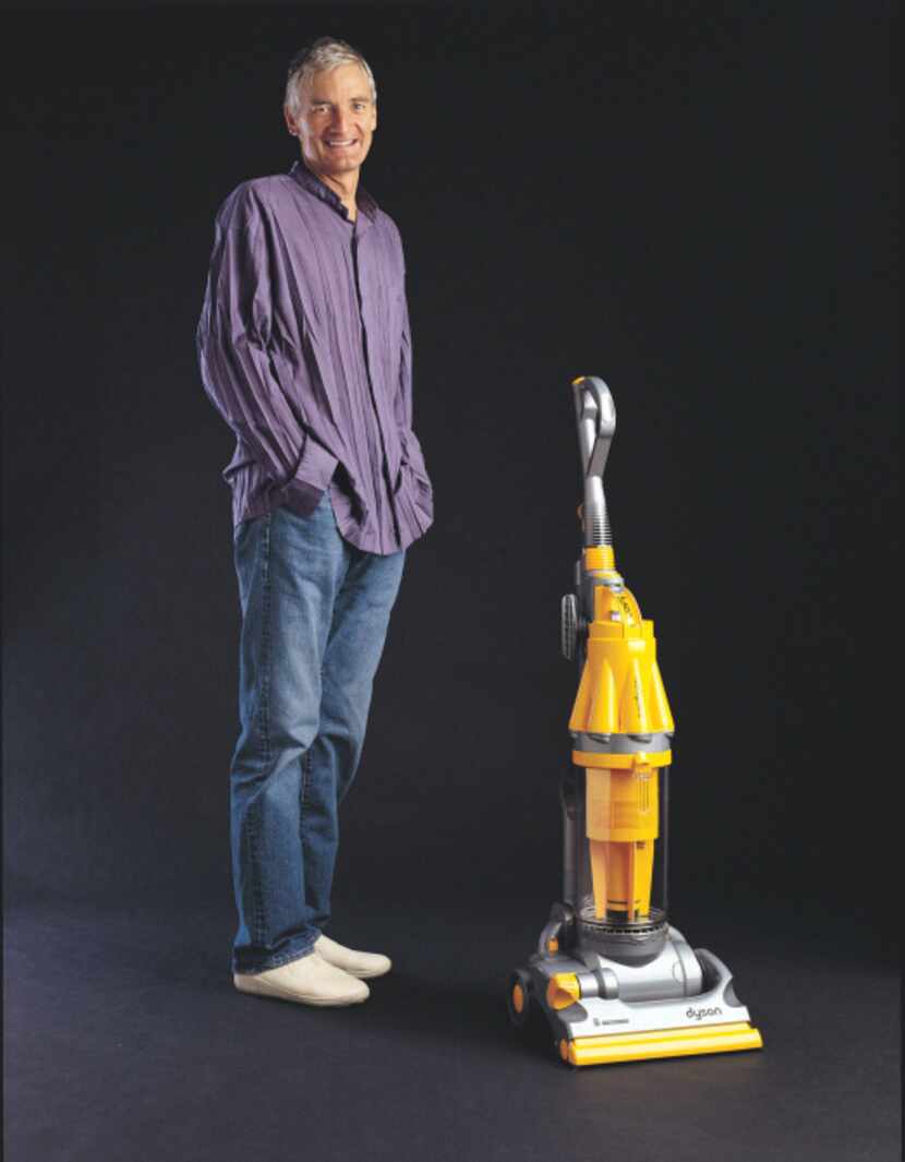 While James Dyson tidied up, Cheryl Hall picked up tips on resiliency.