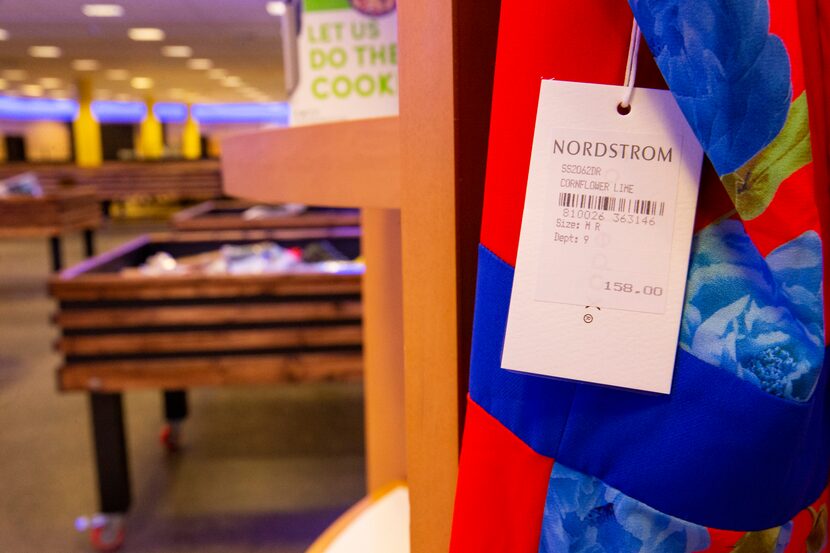 This dress photographed when Quicklotz space was being stocked has a Nordstrom tag. The...